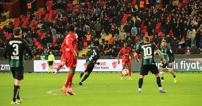 Ziraat Türkiye Kupası: Gaziantep FK, Kocaelispor u tek golle geçti!
