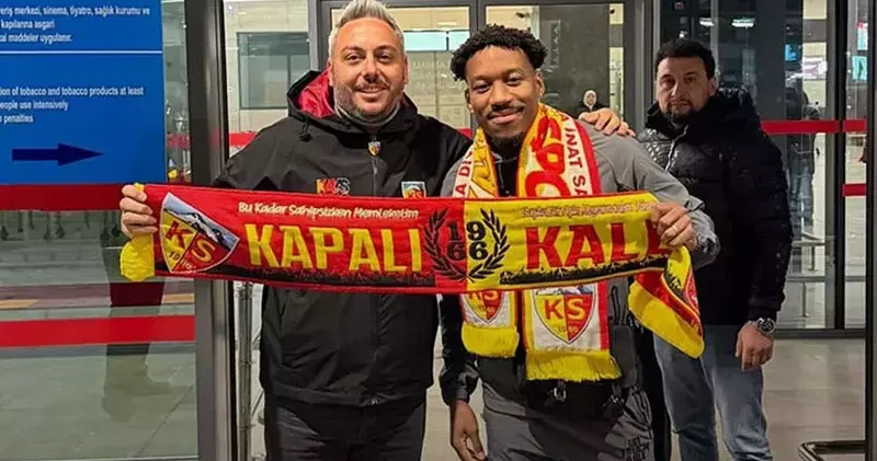 Zecorner Kayserispor un yeni transferi Ronael Pierre Gabriel kente geldi