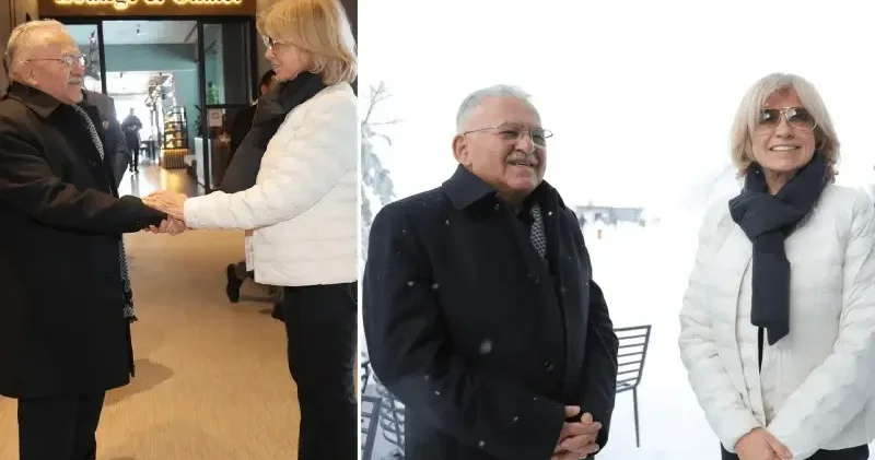 Kayseri Büyükşehir Belediye Başkanı Memduh Büyükkılıç, Eski Başbakan Tansu Çiller e Erciyes i tanıttı Kayseri Haberleri