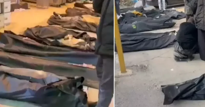 Komşu kan gölüne döndü! Ceset torbaları artık hastanelere sığmıyor