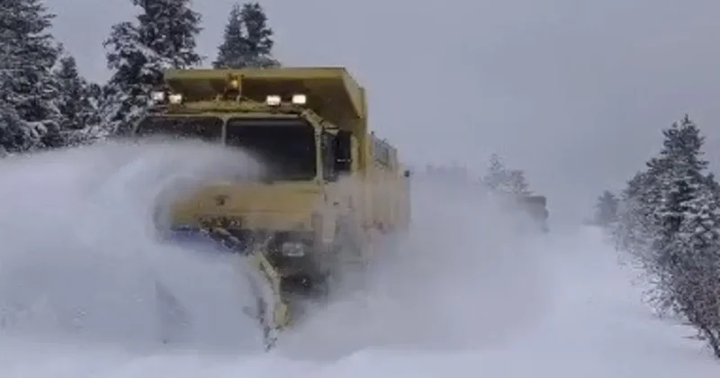 Sinop’ta 56 köy yolu kapalı, 5 köyde enerji yok