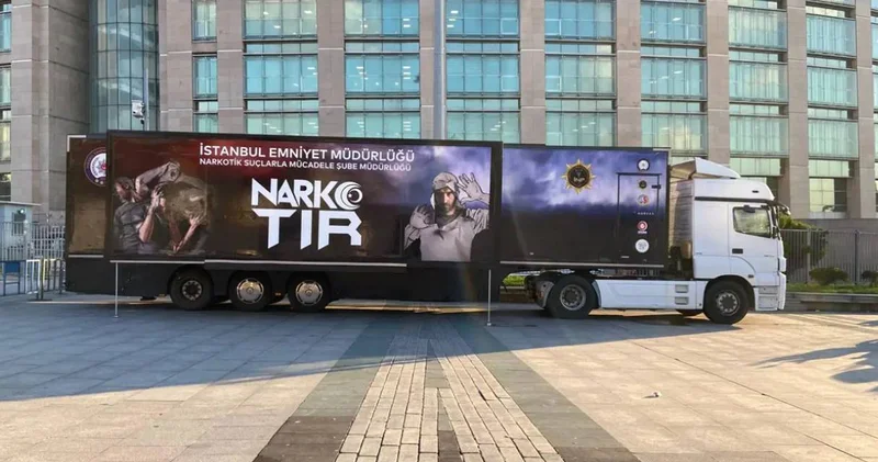 Çağlayan Adliyesi önüne Narko TIR getirildi