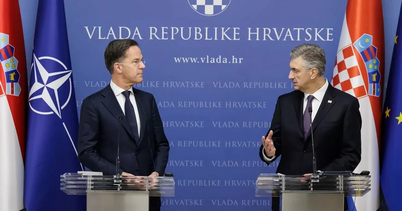 Rutte den Hırvatistan da Bayraktar TB2 SİHA’lara övgü: Türkiye’den aldığınız İHA ları görmek beni çok etkiledi