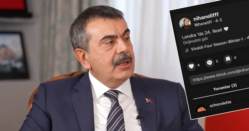 Noel milli değerlere aykırı diyen bakan Tekin e çocuğunun paylaşımları hatırlatıldı