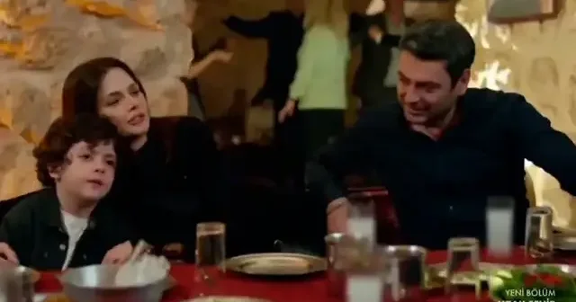 Uzak Şehir dizisinde Alkol masalı sahnede ufacık çocuğu kullandılar VİDEO İZLE