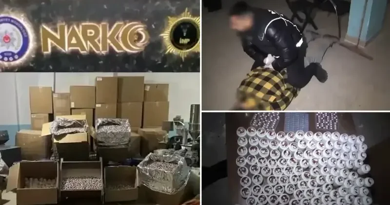 İstanbul da zehir tacirlerine operasyon: 3 milyon 350 bin adet ele geçirildi İstanbul Haberleri