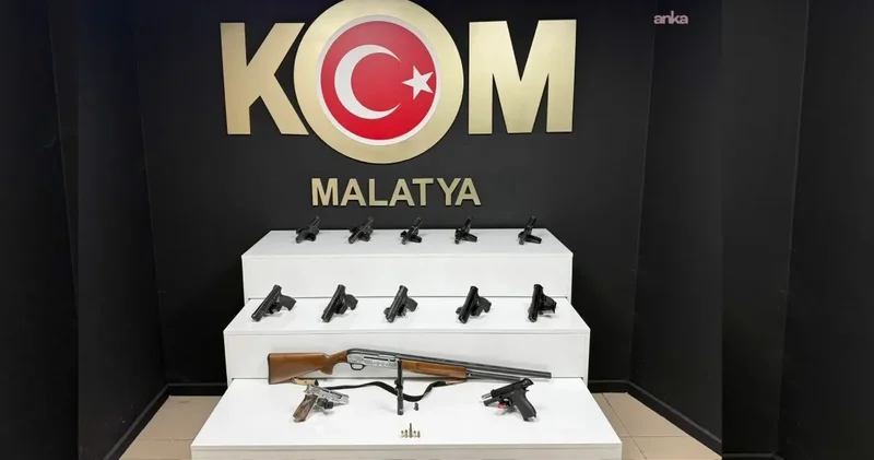 Malatya’da ruhsatsız silah operasyonu