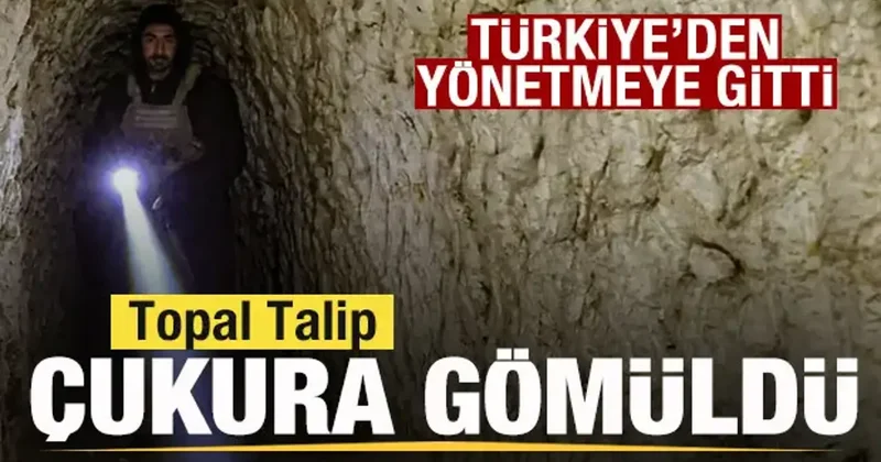Türkiye den yönetmeye gitti! Topal Talip Halep’te çukura gömüldü