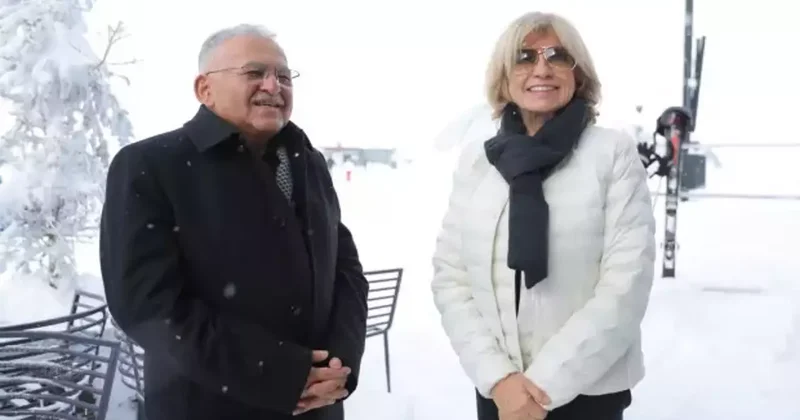 Tansu Çiller, tatil için geldiği Erciyes’te görüntülendi