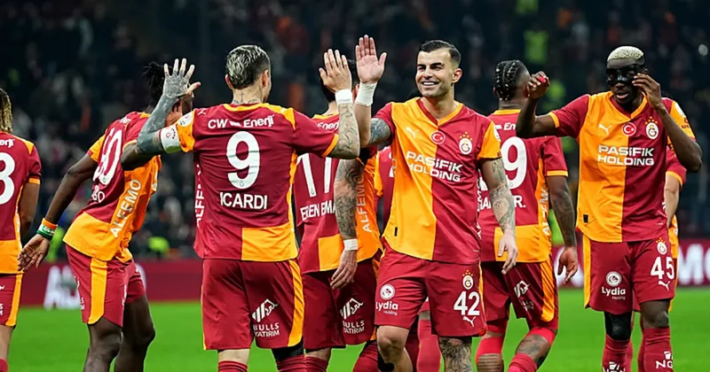 Galatasaray dan Süper Lig de bu sezon 14. kez 3 ve üstü gol!