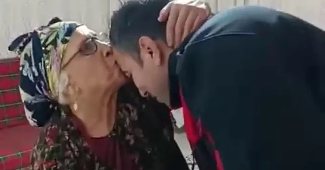 Benim size borcum ne sorusuna sen bize dua et yeter yanıtını alınca itfaiyeciyi alnından öptü Hatay Haberleri