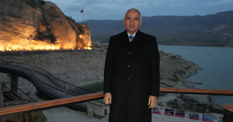 Kültür ve Turizm Bakanı Mehmet Nuri Ersoy Hasankeyf ve Sason da sahaya indi