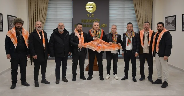 Edremit Yörükleri Derneği nden Kaykamam Odabaş a ziyaret Balıkesir Haberleri