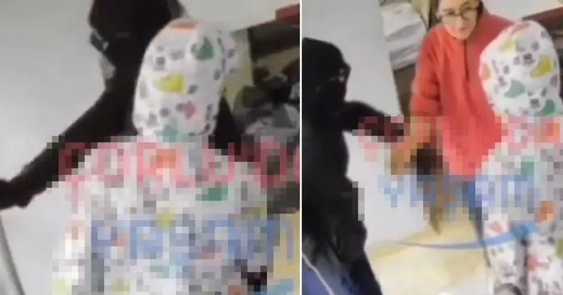 Kadın esnaf, soyguna gelen 2 kişiyi küfür edip tokatladı