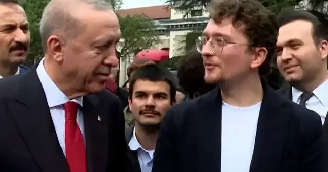 Cumhurbaşkanı Erdoğan’dan bizi linçleyecekler diyen Boğaziçili öğrenciye dikkat çeken yanıt: Bak arkanda kim var? VİDEO İZLE