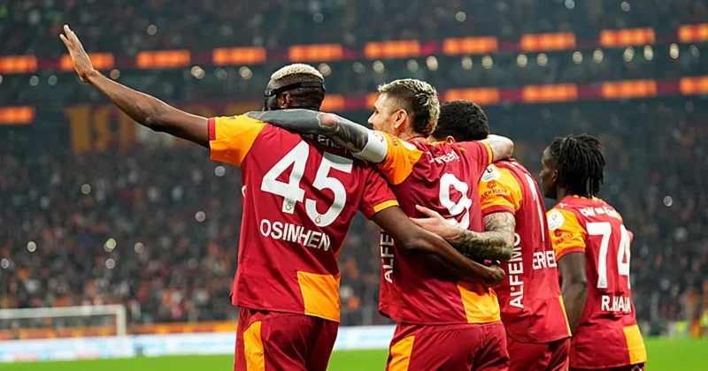 Süper Lig de Galatasaray dan 10 maçlık yenilmezlik serisi!
