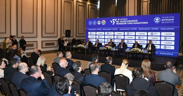 Uluslararası Trabzon Yarı Maratonu nun tanıtım toplantısı yapıldı Trabzon Haberleri