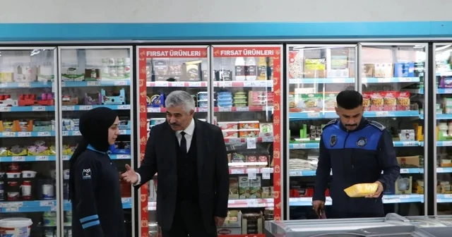 Ulaş ta ramazan ayı öncesi marketler denetlendi Sivas Haberleri