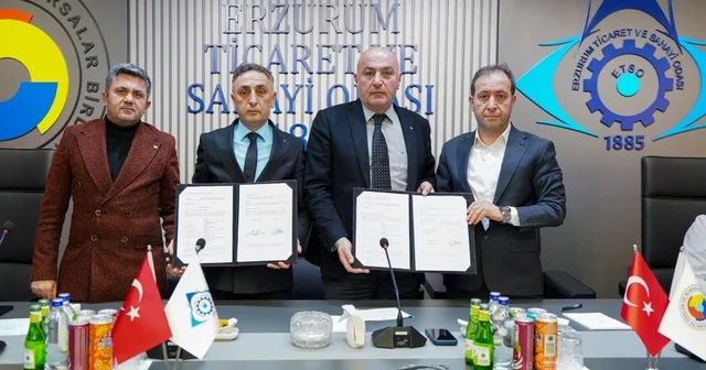 ETSO dan istihdama yeni hamle: Sigortacılık sektörü için imzalar atıldı Erzurum Haberleri
