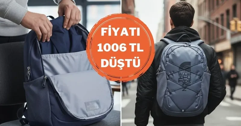 Suya dayanıklı ve konforlu: The North Face sırt çantası indirimini kaçırmayın