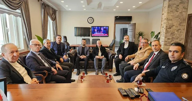 MHP İlçe Başkanı Orhan dan İlçe Emniyet Müdürü Dursun a ziyaret Ankara Haberleri