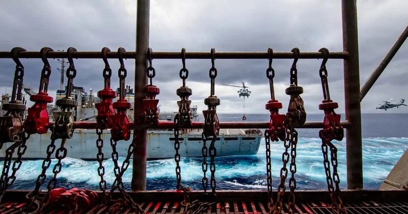 ABD’nin dev savaş gemileri okyanusta çarpıştı: Görüntüler ortaya çıktı