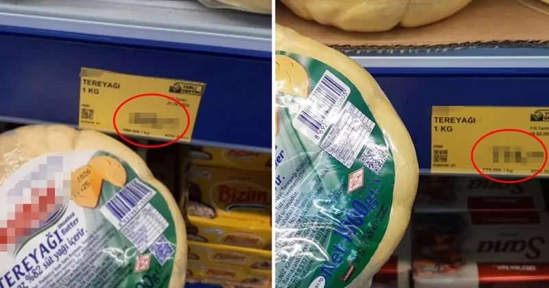 Tereyağı fiyatının 3 ay içerisindeki değişimi Yok artık dedirtti