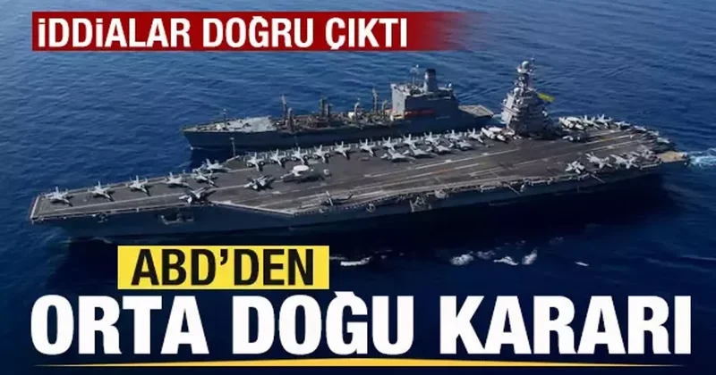 Son dakika: ABD den yeni Orta Doğu kararı! İddialar doğru çıktı!