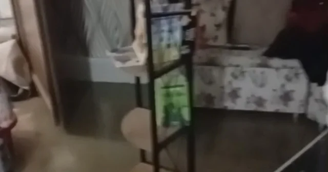 Hatay da sağanak; dere taştı, evi ve ahırı su bastı Hatay Haberleri