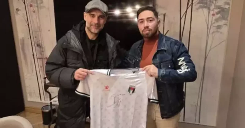 Guardiola, Filistin Milli Takımı nın formasını imzaladı