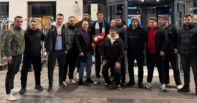 Cardozo dev maçı izlemek için Trabzon da Sözcü Gazetesi