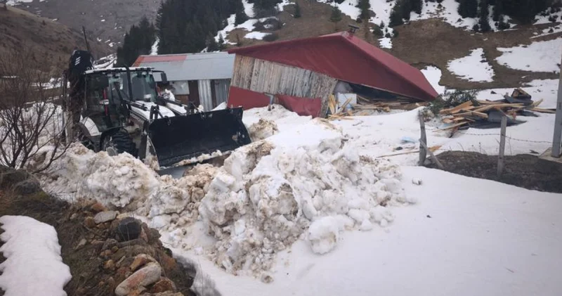 Ordu da evin üzerine çığ düştü! Son dakika haberleri