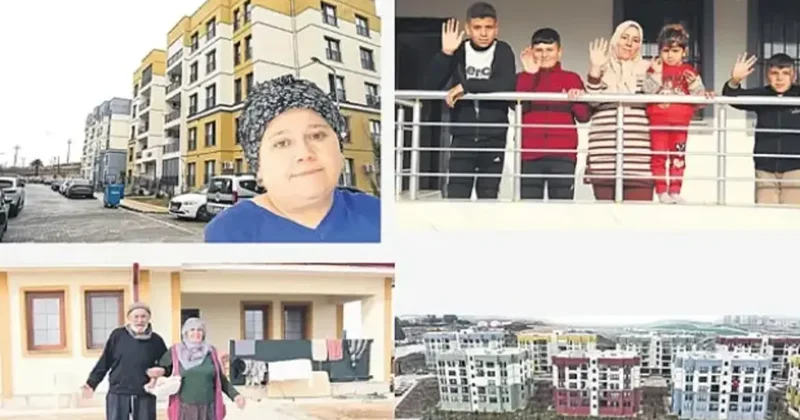 Depremzede aileler ödeme sisteminden memnun: Neredeyse bedavaya evimiz oldu!