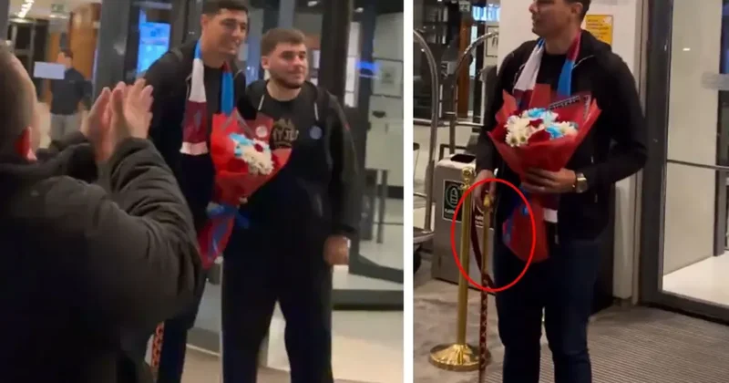 Oscar Cardozo, Trabzonspor Fenerbahçe derbisi için Türkiye ye geldi! Elindeki bastona dikkat