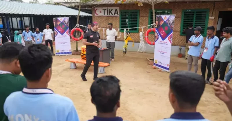 Konya Büyükşehir ve TİKA Sahada: Arakanlılara afet eğitimi