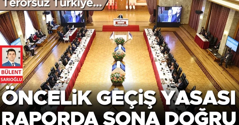 Raporda sona doğru... Öncelik geçiş yasası