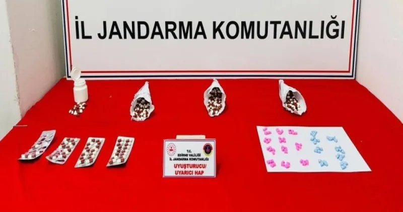 Edirne de evli çifte uyuşturucu operasyonu: 2 si birden yakalandı