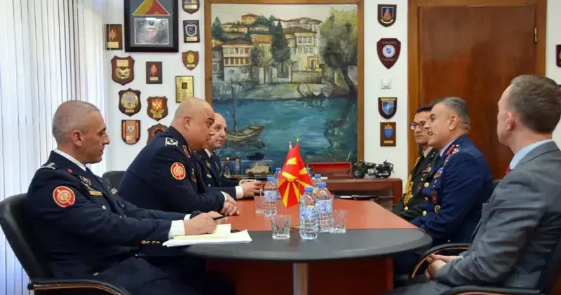 MSB Yönetim Hizmetleri Genel Müdür Yardımcısı Tuğgeneral Toper, Kuzey Makedonya’da