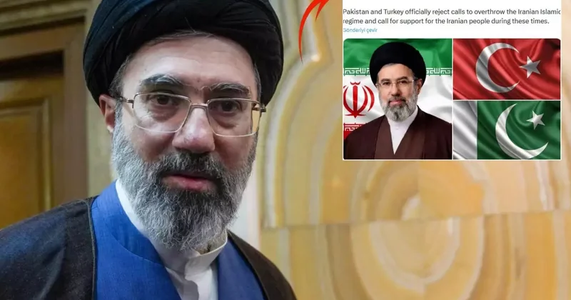 İran medyasında çıkan habere bakın: İki ülkenin bayrağıyla servis edildi