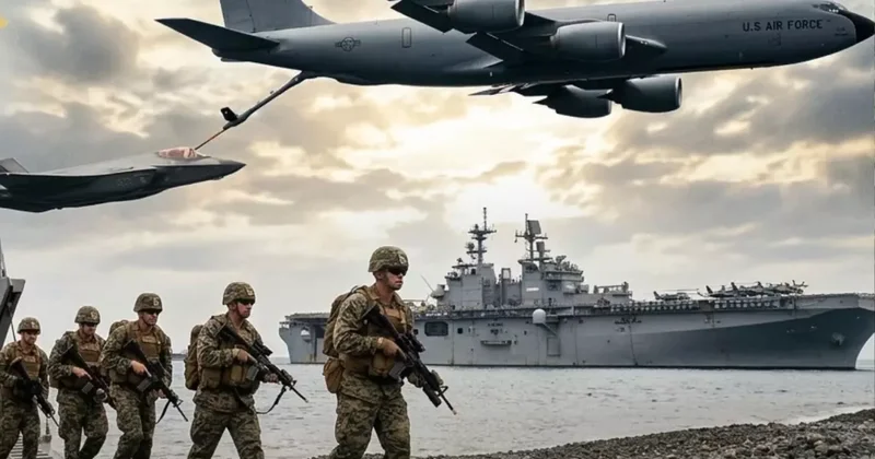 ABD, İran a Saldırılar İçin 160 Askeri Uçak Gönderdi