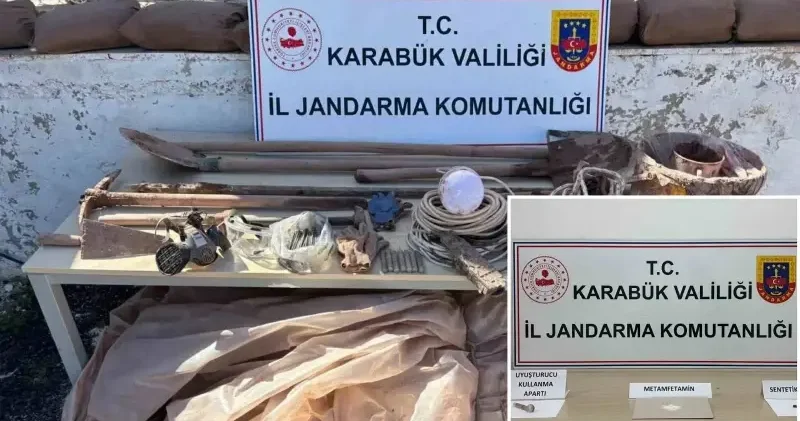 Karabük’te jandarmadan kaçakçılık ve uyuşturucu operasyonu: Silah ve kaçak telefon ele geçirildi Karabük Haberleri