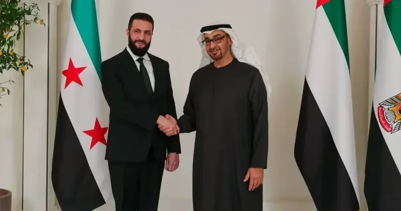 Suriye Cumhurbaşkanı Ahmed Şara BAE Devlet Başkanı Bin Zayid ile görüştü Ortadoğu Haberleri