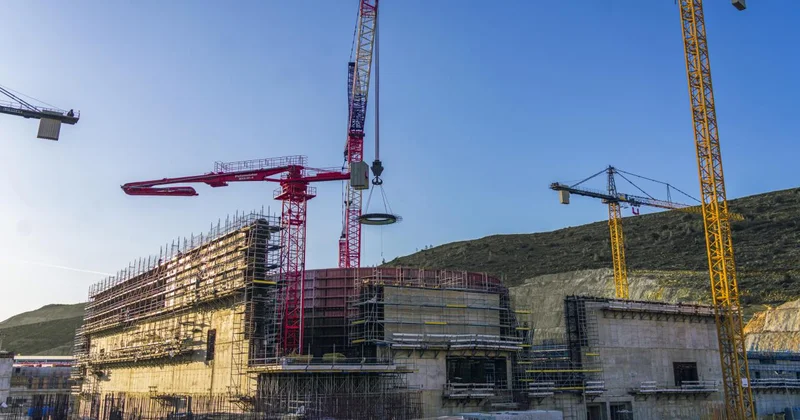 Akkuyu da kritik yapısal bileşen monte edildi