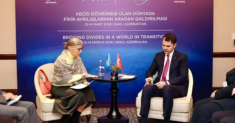 Bakan Kurum, BM Habitat İcra Direktörü Rossbach ile görüştü