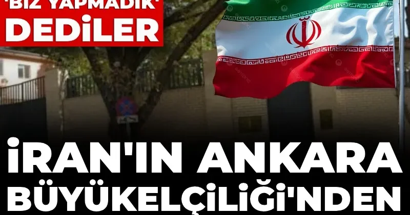İran ın Ankara Büyükelçiliği nden 3. füze açıklaması: Adeta Biz yapmadık dediler