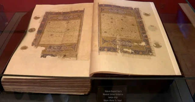 700 yıllık Berkuk Kur an ı Kerim i Bursa da Bursa Haberleri