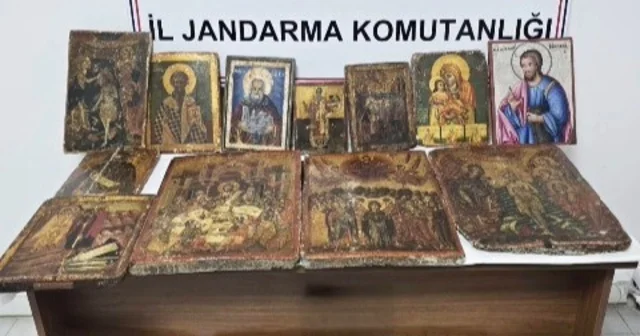 Samsun da 18. yüzyıla ait tablolar ele geçirildi: 1 gözaltı Samsun Haberleri