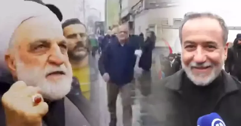 Savaşın ortasında gövde gösterisi! İsrail bombaları düşerken, Pezeşkiyan ve Erakçi sokaklara çıktı