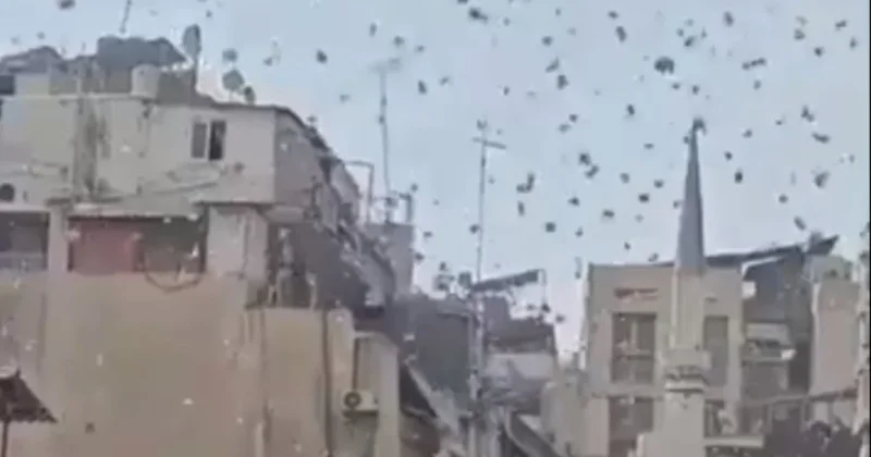 İsrail bombaladığı mahalleye gökten bildiri yağdırdı: Hizbullahı silahsızlandırın Sözcü Gazetesi