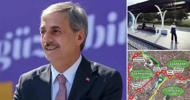 Sakarya Belediye Başkanı Alemdar tramvay hattının ihale tarihini duyurdu Sakarya Haberleri